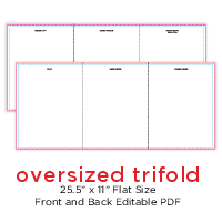 trifold brochure 25.5
