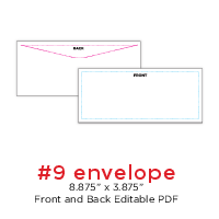 #9 envelope
