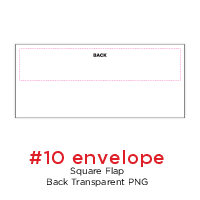 #10 envelope square flap