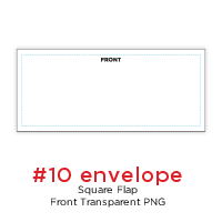 #10 envelope square flap