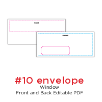 #10 window envelope